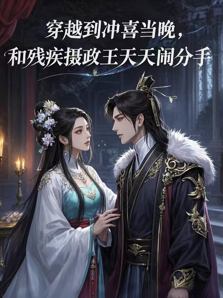 穿越到冲喜当晚，和残疾摄政王天天闹分手 封面
