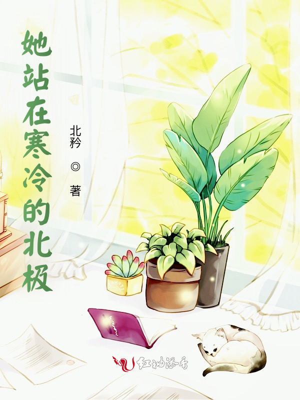 她站在寒冷的北极