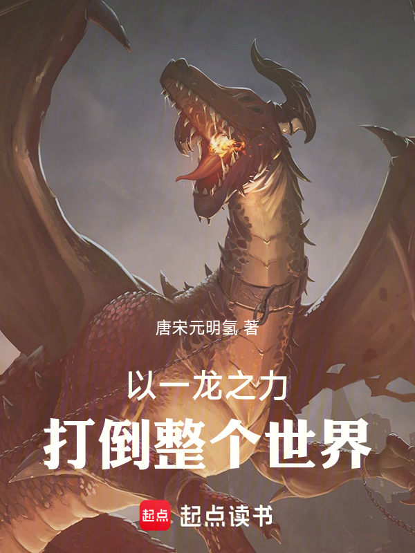 以一龙之力打倒整个世界！小说封面