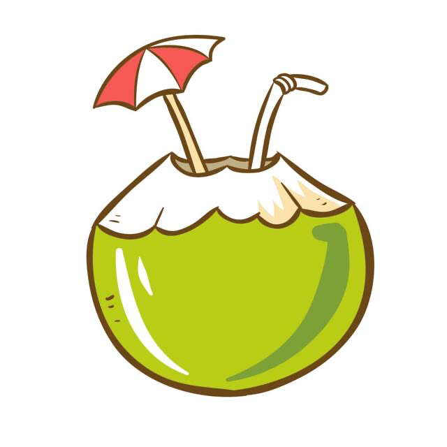 我喝椰子
